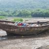 Abandoned Ship on the Elephanta Island