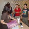 Susan and Cecilia presents Team One gifts to Kabi
